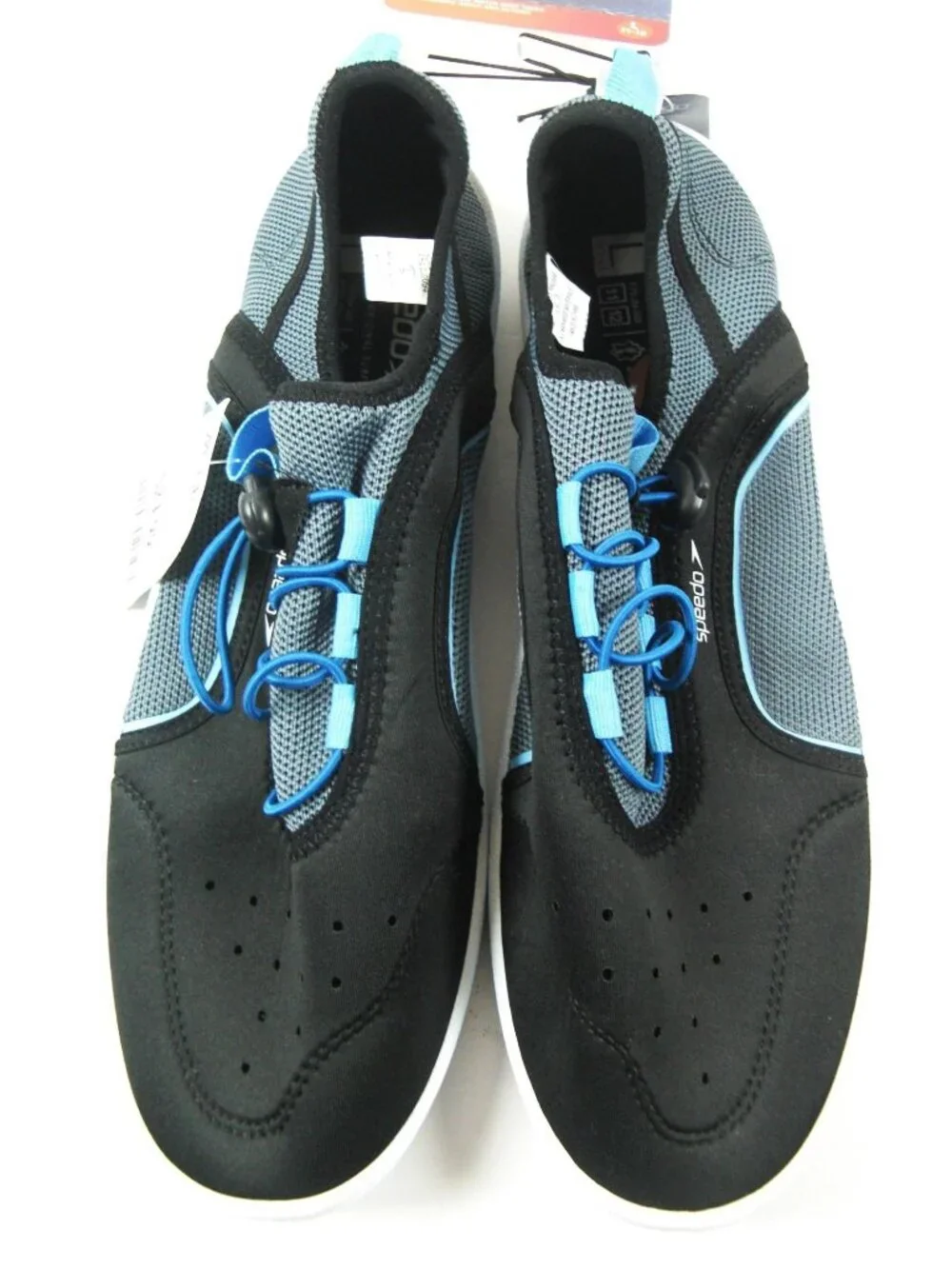 Speedo Blue Flexible Water Shoes Quick Dry Non-Slip Aqua Sneakers Size 11/12 New